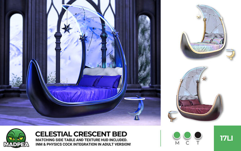 MadPea Celestial Crescent Bed - 1024