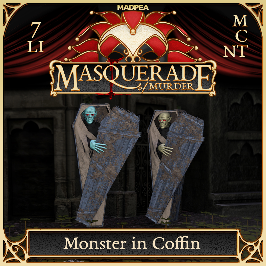 MadPea - Monster in Coffin - Prize ad