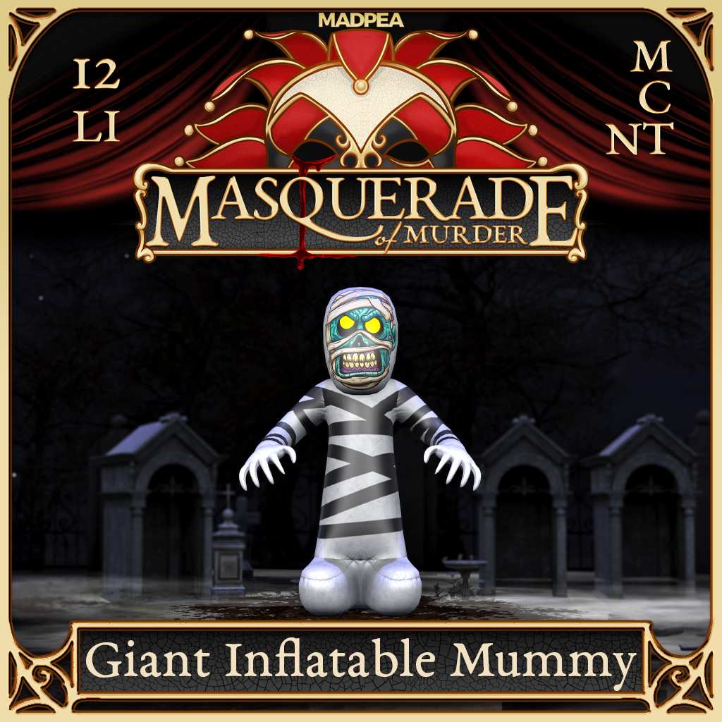 MadPea - Giant Inflatable Mummy - Prize ad