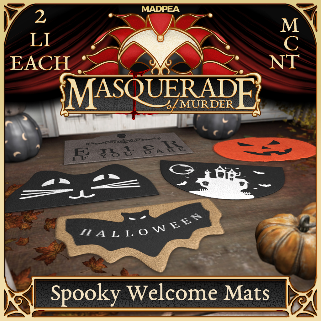 MadPea - Spooky Welcome Mats - Prize ad