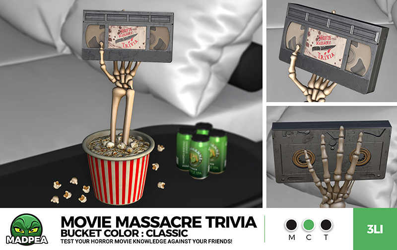 MadPea - Movie Massacre Trivia - Bucket Classic - Web
