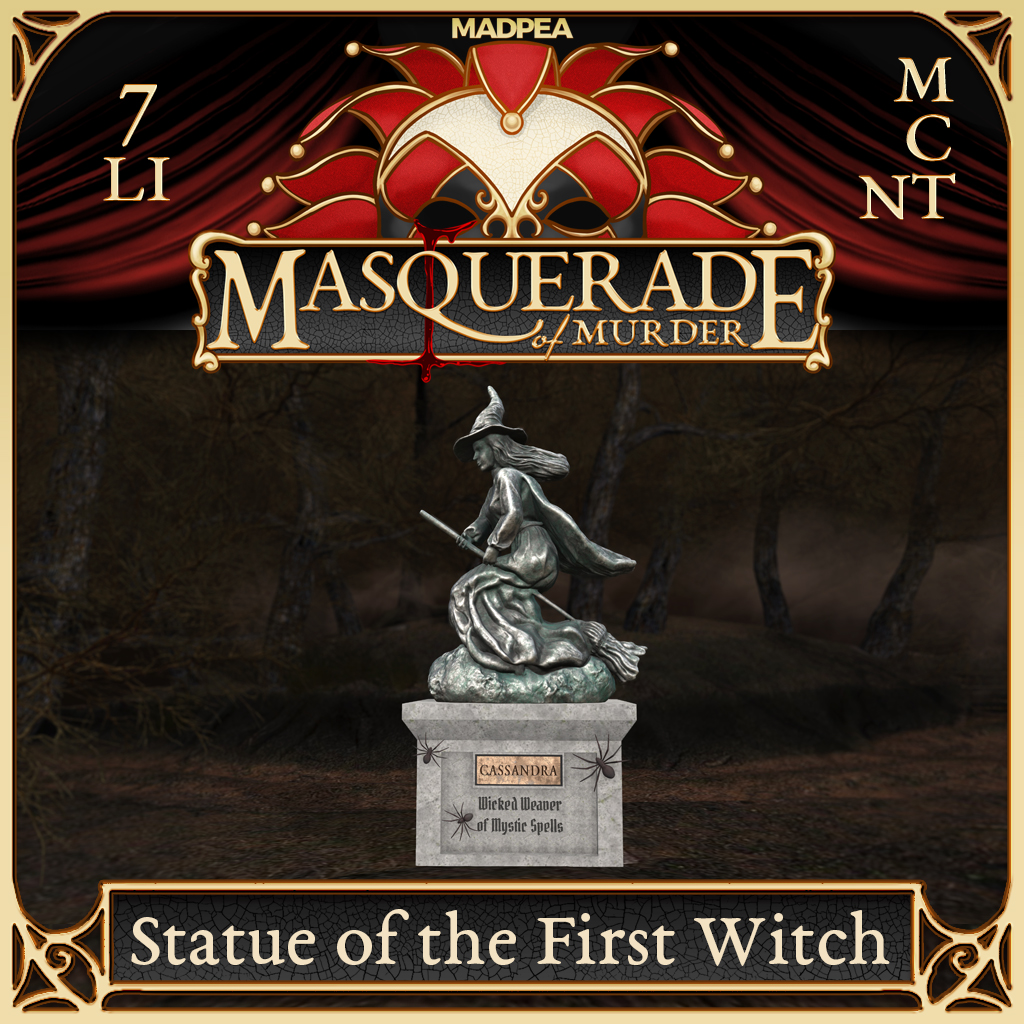 MadPea - Statue of the First Witch - Prize ad