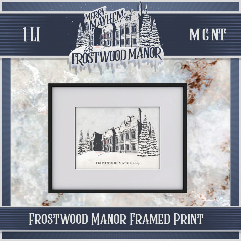 MadPea Frostwood Manor Framed Print - Prize ad