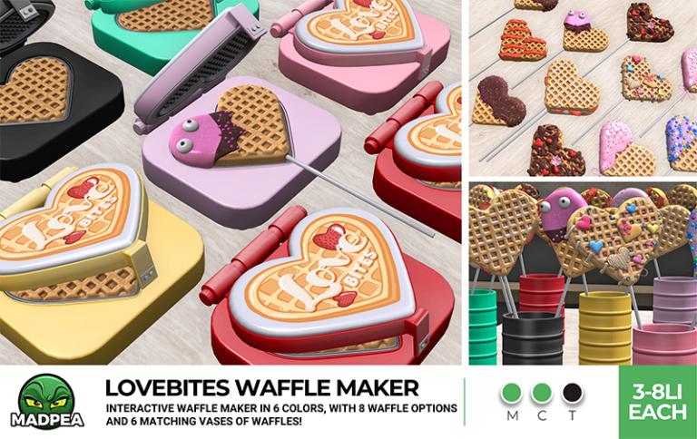 MadPea Lovebites Waffle Maker