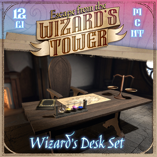 Wizard Tower - Wizard's Desk Set Prize Ad