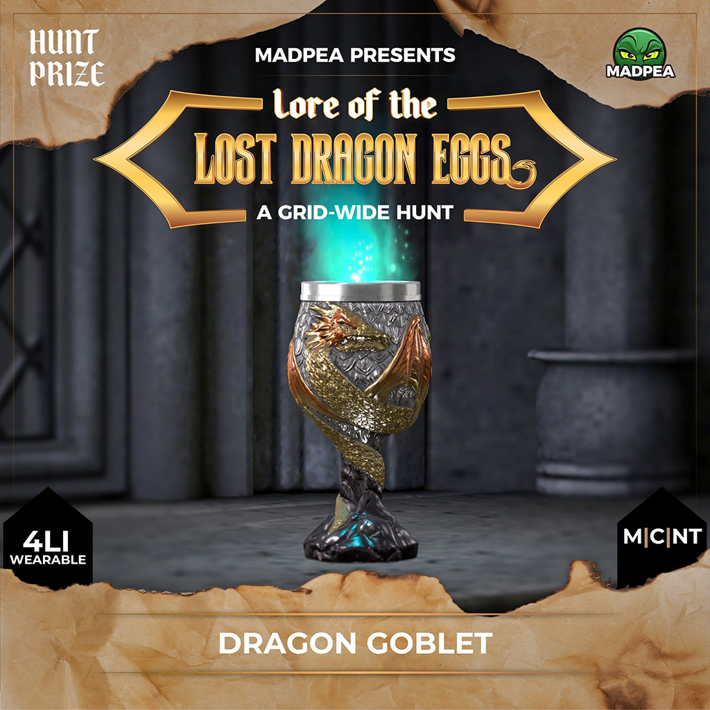 MadPea Dragon Goblet - Prize Ad - Lost Dragon Eggs Prize Templat