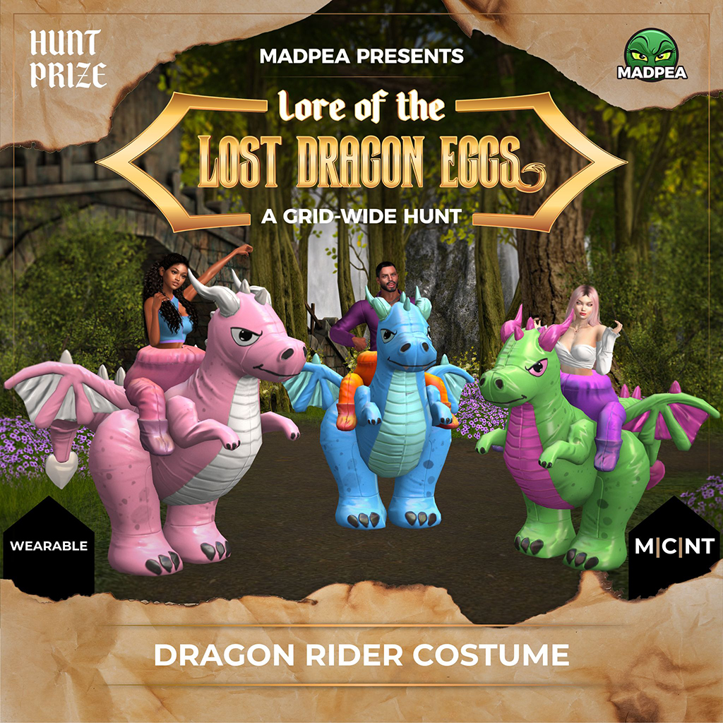 MadPea Dragon Rider Costume - Prize Ad - Lost Dragon Eggs Prize