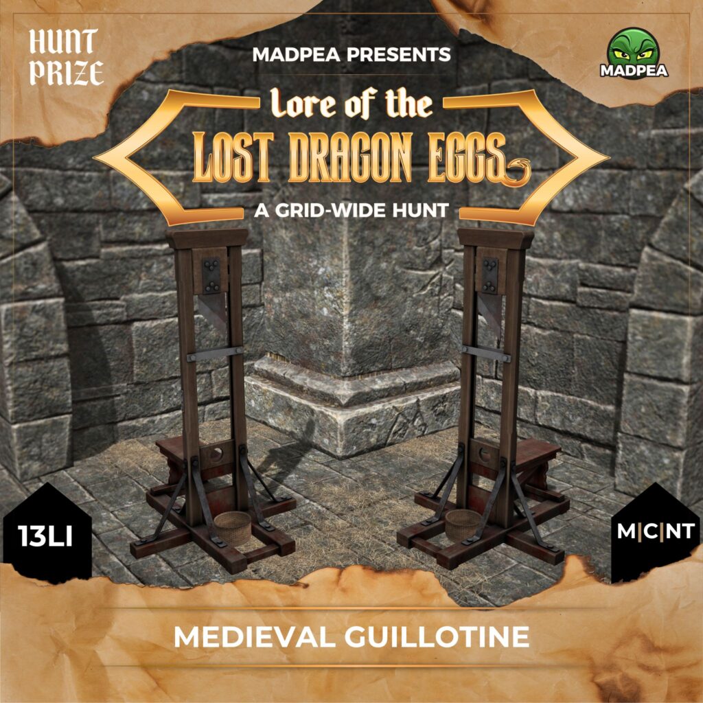 MadPea Medieval Guillotine - Prize Ad