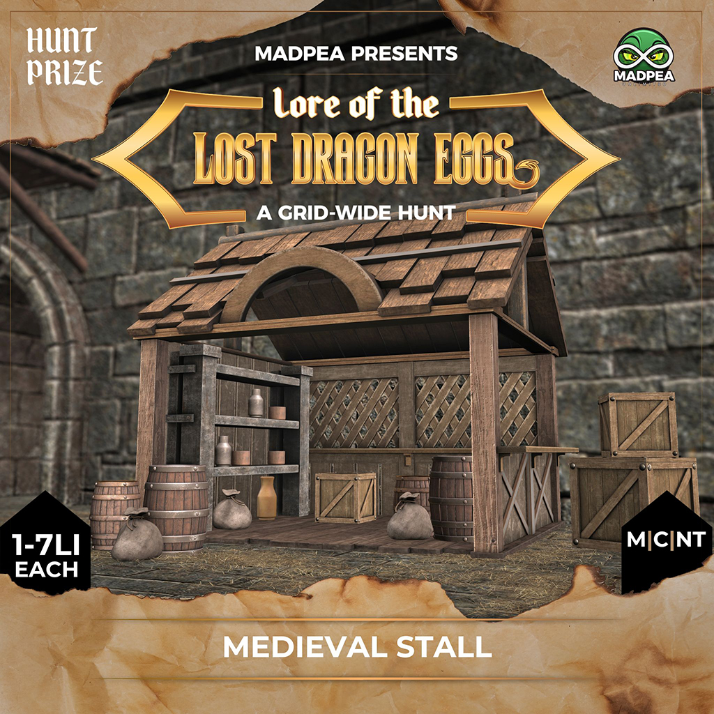 MadPea Medieval Stall - Prize Ad - Lost Dragon Eggs Prize Templa