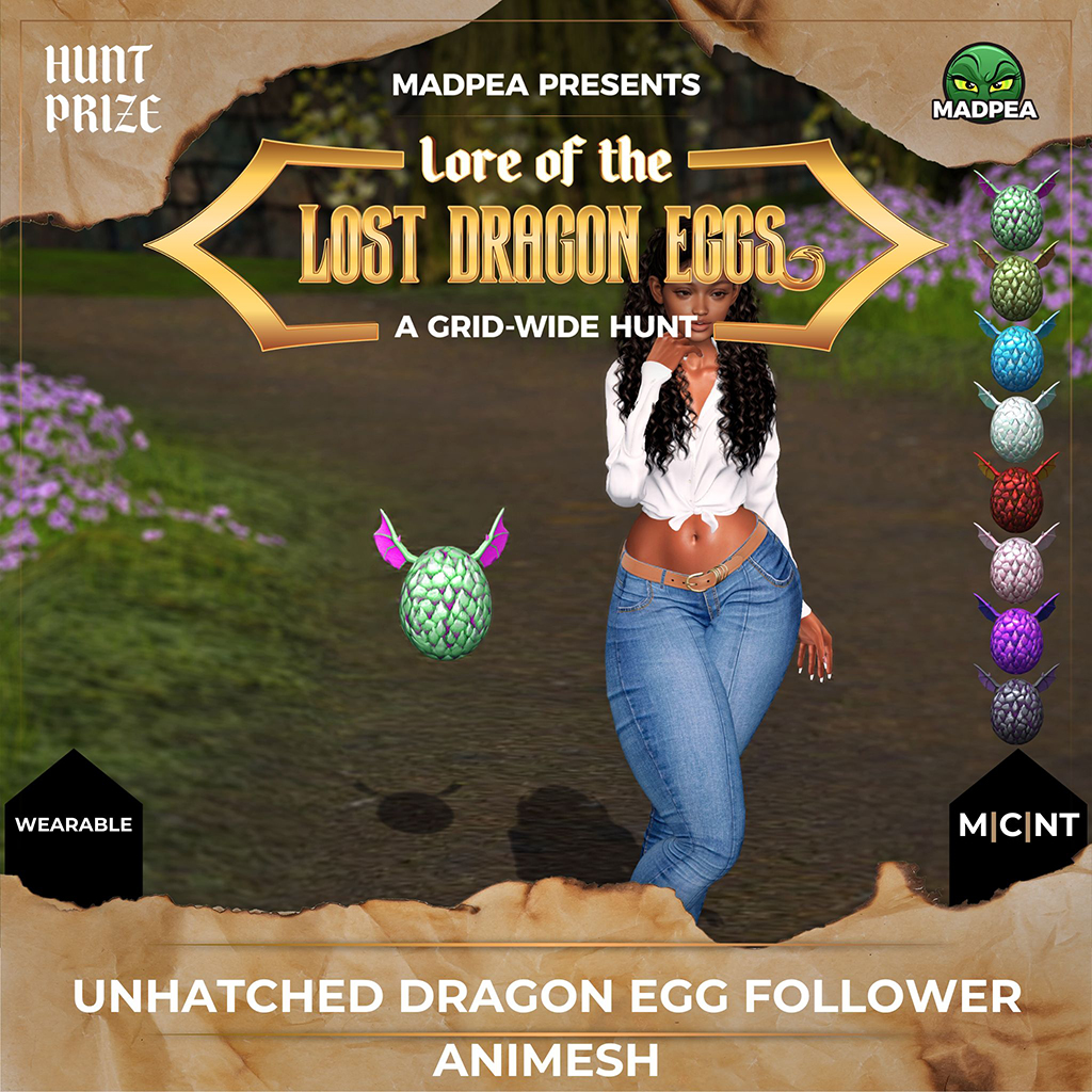 MadPea Unhatched Dragon Egg Follower - Prize Ad - Lost Dragon Eg