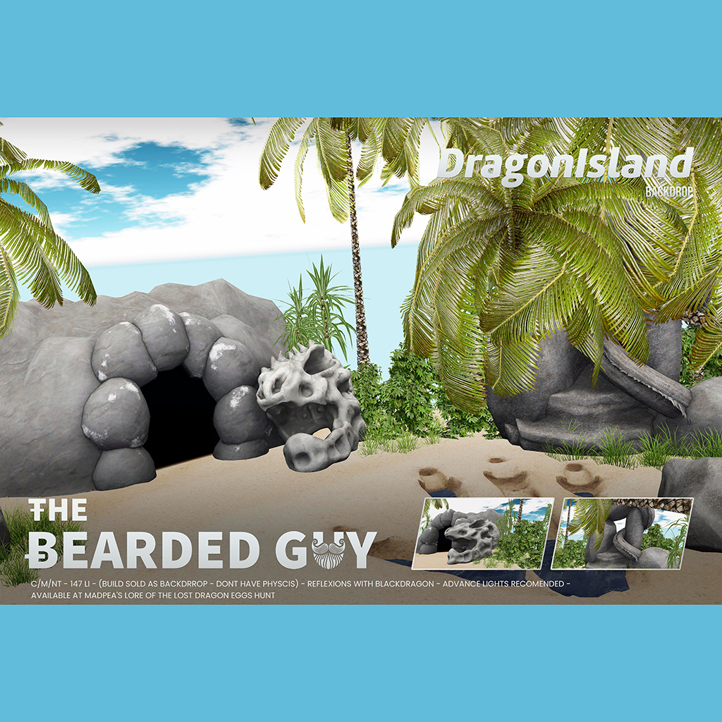 The Bearded Guy - Dragon Island Backdrop
