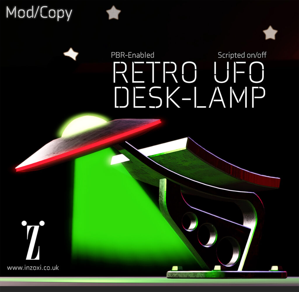 InZoxi - Retro UFO Desk Lamp