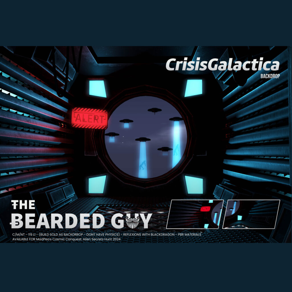 The Bearded Guy - CrisisGalactica Backdrop