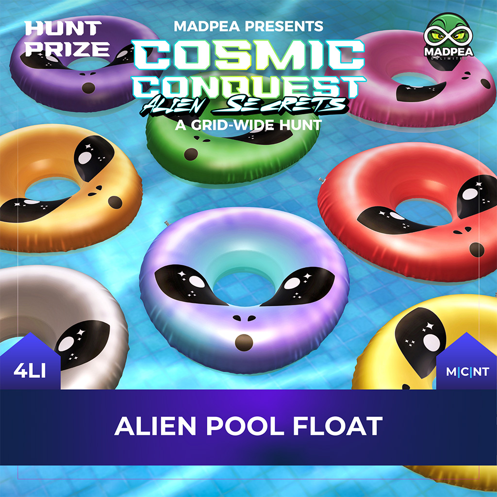 MadPea Alien Pool Float - Unlimited Prize AD