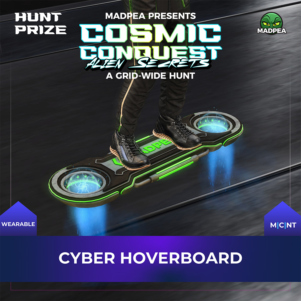 MadPea - Cyber Hoverboard - Prize ad