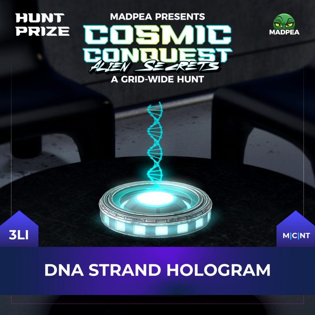 MadPea DNA Strand Hologram - Prize AD