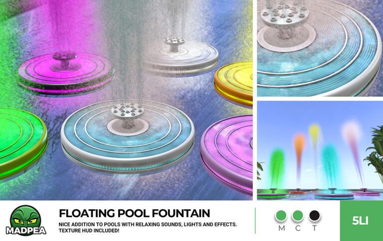 MadPea Floating Pool Fountain 1024