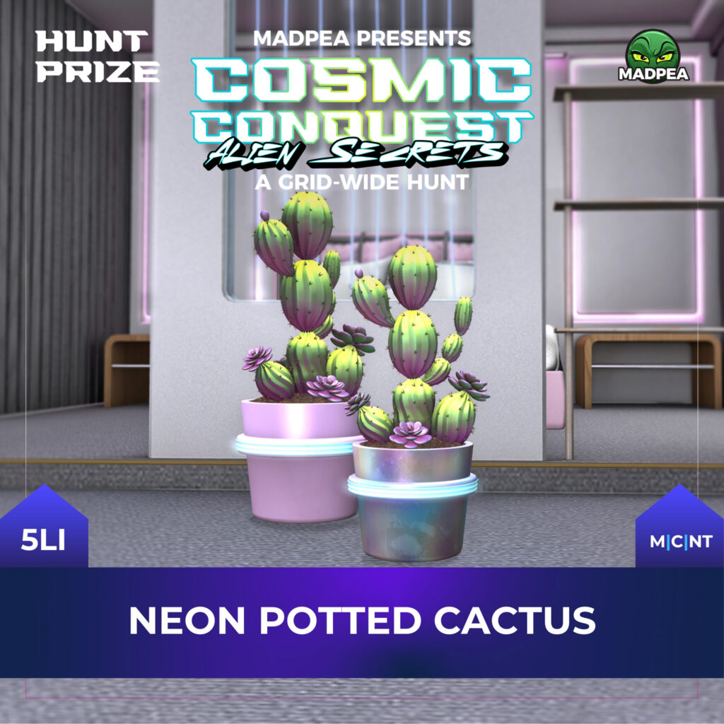 MadPea Neon Potted Cactus - Prize AD