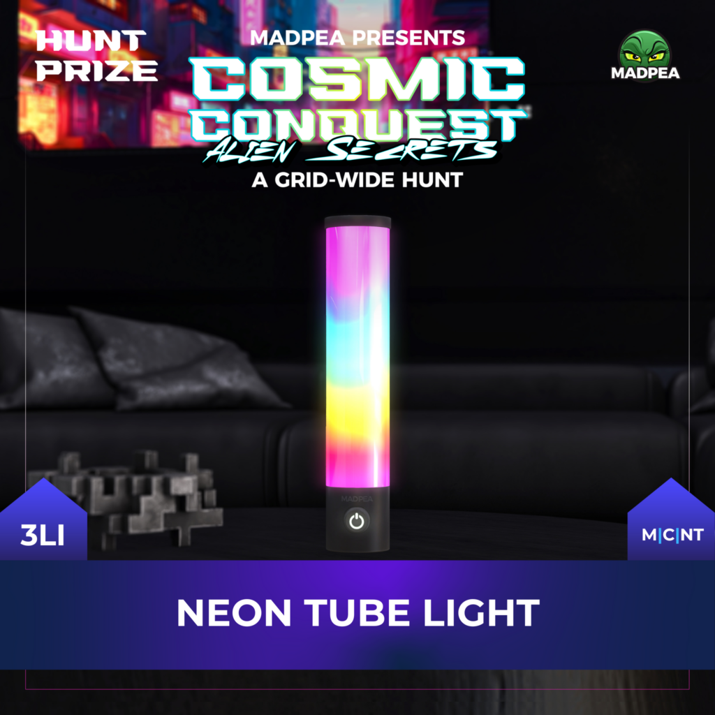 MadPea Neon Tube Light - Prize AD
