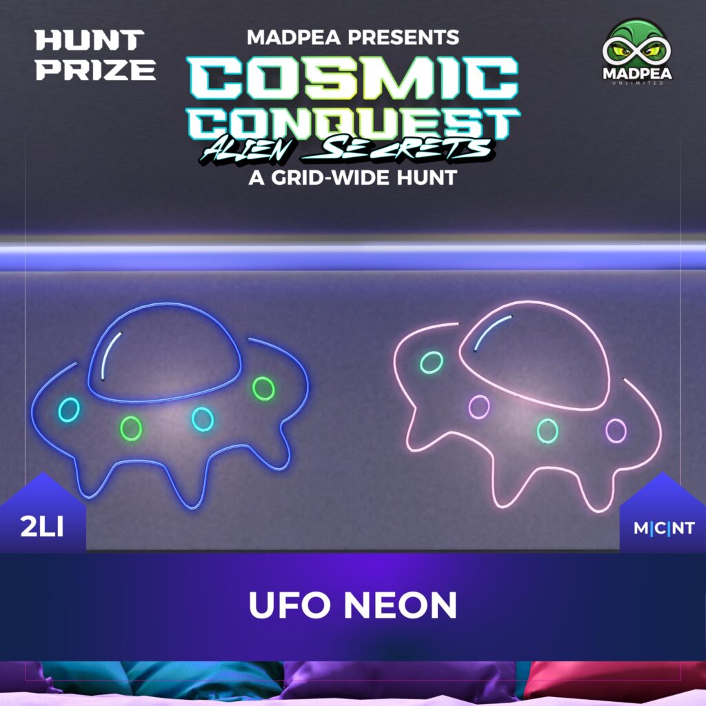 MadPea UFO Neon - Unlimited Prize AD