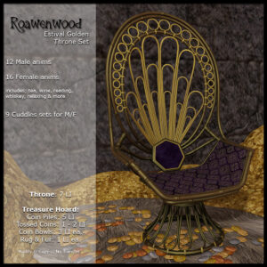 Roawenwood Estival Golden Throne Set