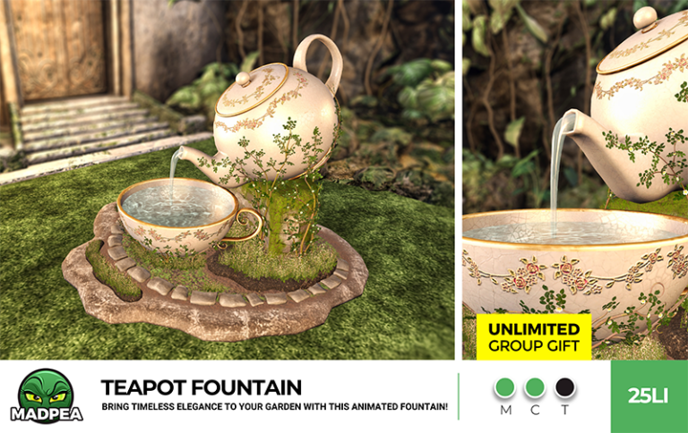 MadPea Teapot Fountain