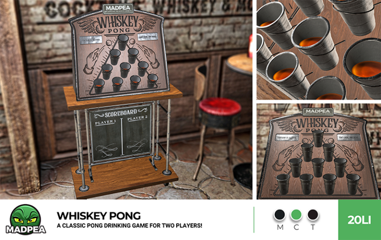 MadPea Whiskey Pong