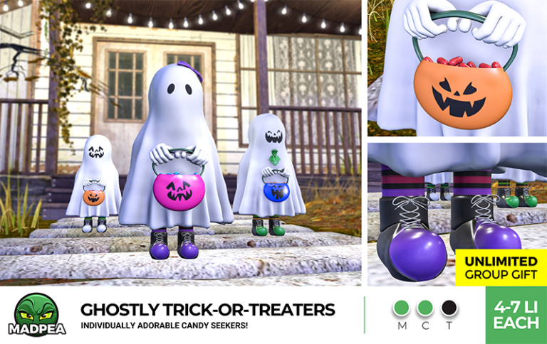 MadPea Ghostly Trick-or-Treaters - GG