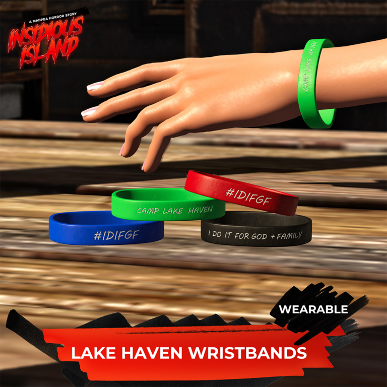 MadPea Lake Haven Wristbands - Prize Ad