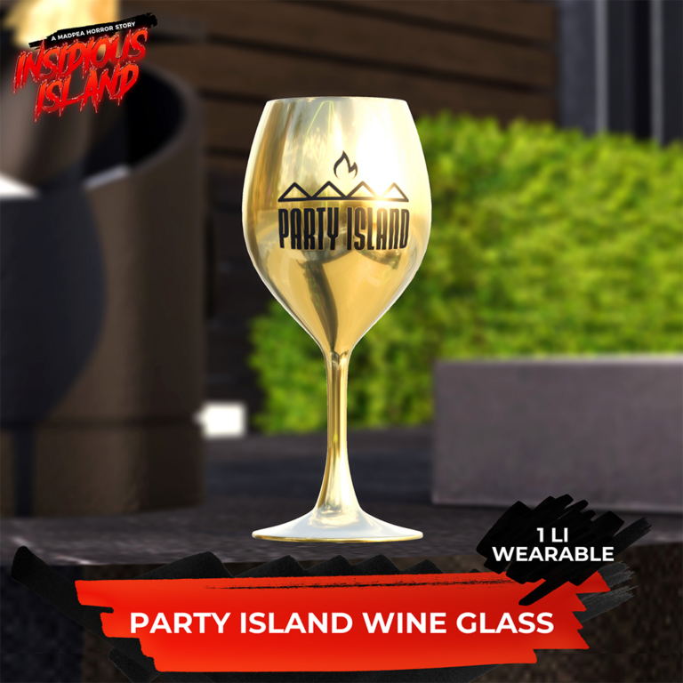 MadPea Party Island Wine Glass - Prize Ad