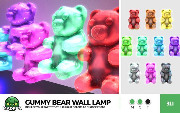 MadPea Gummy Bear Wall Lamp 1024