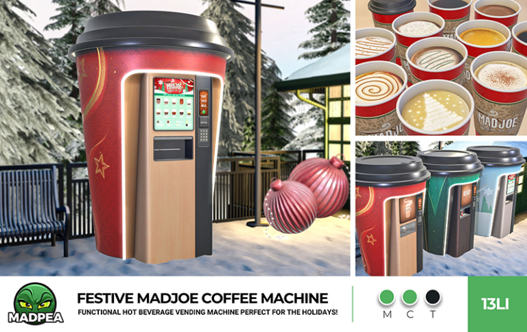 MadPea Festive MadJoe Coffee Machine