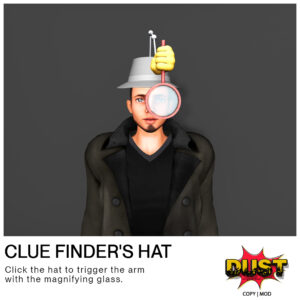 DUST clue finder's hat Prize