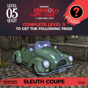Level 5 - MadPea Sleuth Coupe