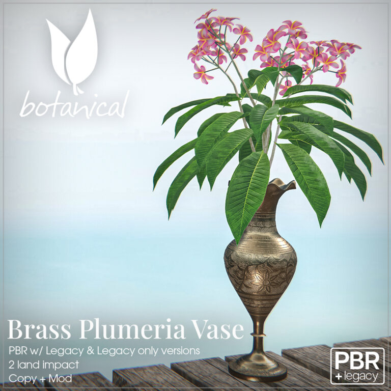 Botanical - Plumeria Vase