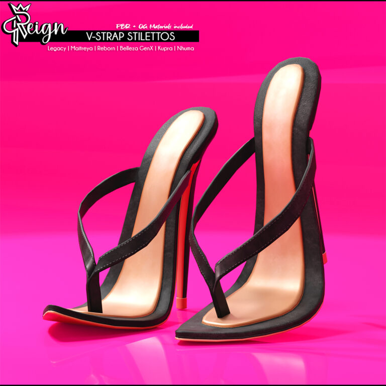 REIGN - Vstrap Stilettos