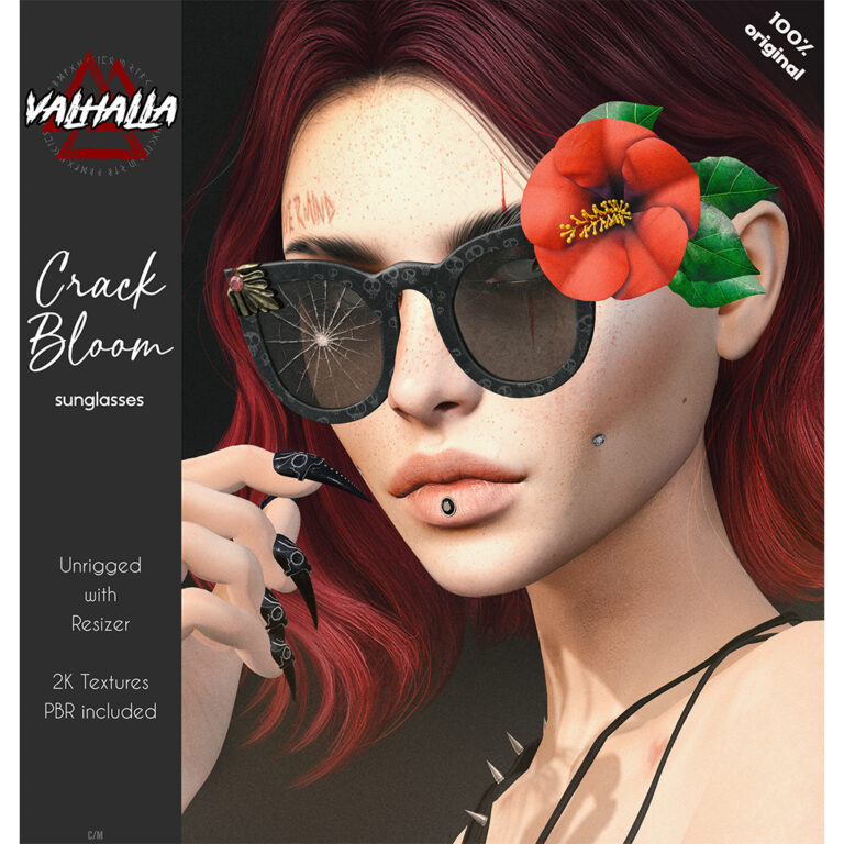Valhalla - Crack Bloom Sunglasses