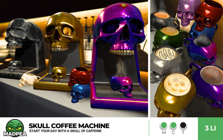 MadPea Skull Coffee Machine - 1024