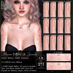 BeMia. Maia tattoo Gacha Key