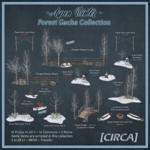 [CIRCA] - Aspen Winter - Forest Collection - Gacha Key