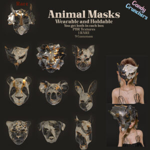 Candy Crunchers - Animal Masks Gacha Key