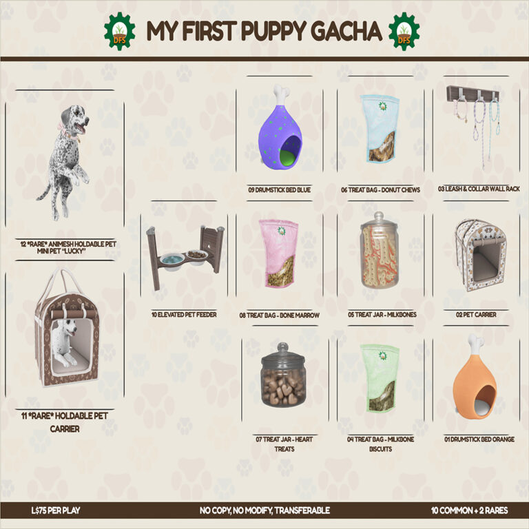 DFS MyFirstPuppy Gacha Key