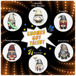 DUST Gnomes Got Talent - Hollywood Gnomes Gcha Key