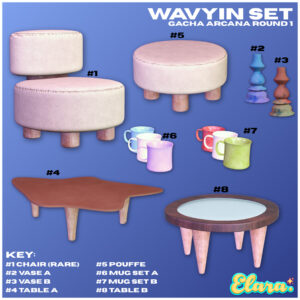 Elara - Wavyin Set Gacha Key