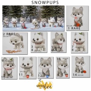 Little Bee - Snowpups Gacha Key