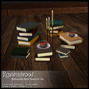 Roawenwood - Bibliophiles Book Stacks & Tea Set Vault Prize