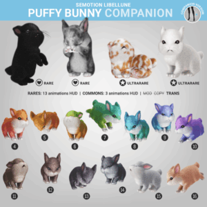 SEmotionLibellunePuffyBunnyCompanionGA