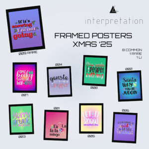 u4i_framed posters_xmas 25_gacha key