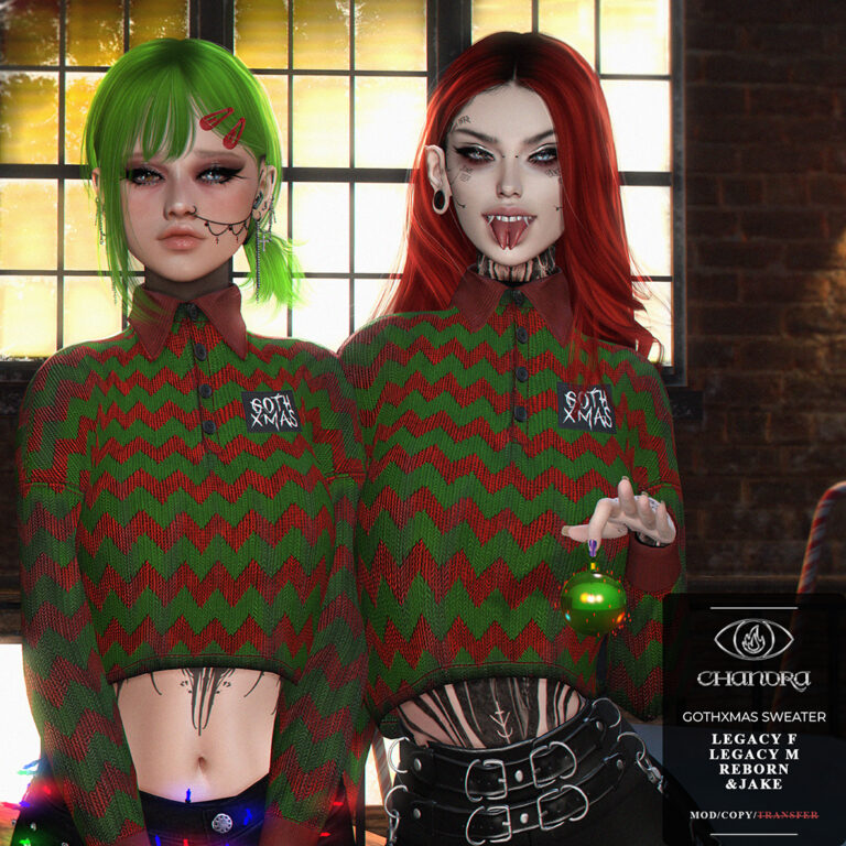 +CHANDRA+ Gothxmas Sweater