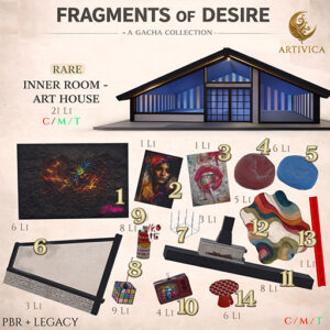 ARTIVICA - FRAGMENTES OF DESIRE GACHA KEY